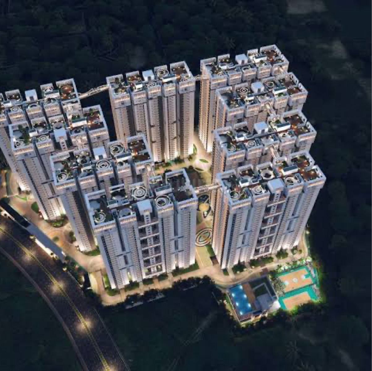 3 BHK + Pooja Room,Servant Room 2615 Sq.Ft. Apartment in Anvita High 9