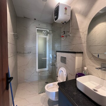 Bathroom in 1 BHK Builder Floor at Ansal Sushant Lok I, Sector 43 – for Rent