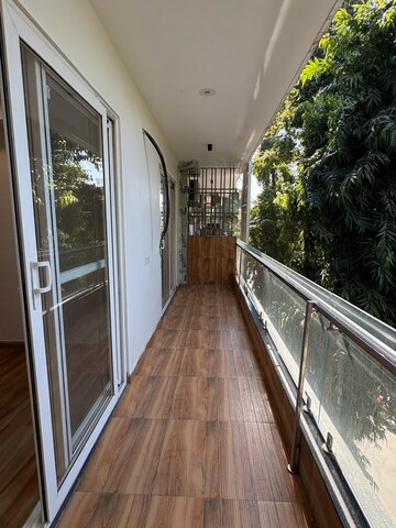 Balcony in 3 BHK Builder Floor at Sector 12a – for Rent