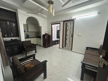 Living Room in 2 BHK Builder Floor at Freedom Fighters Enclave – for Rent