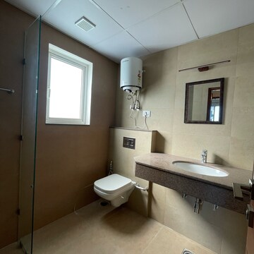 Attached Bathroom in 3 BHK Apartment at Godrej Meridien, Mohammad Heri Village – for Rent