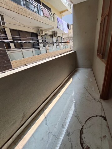 Balcony in 3 BHK Builder Floor at Malviya Nagar – for Rent