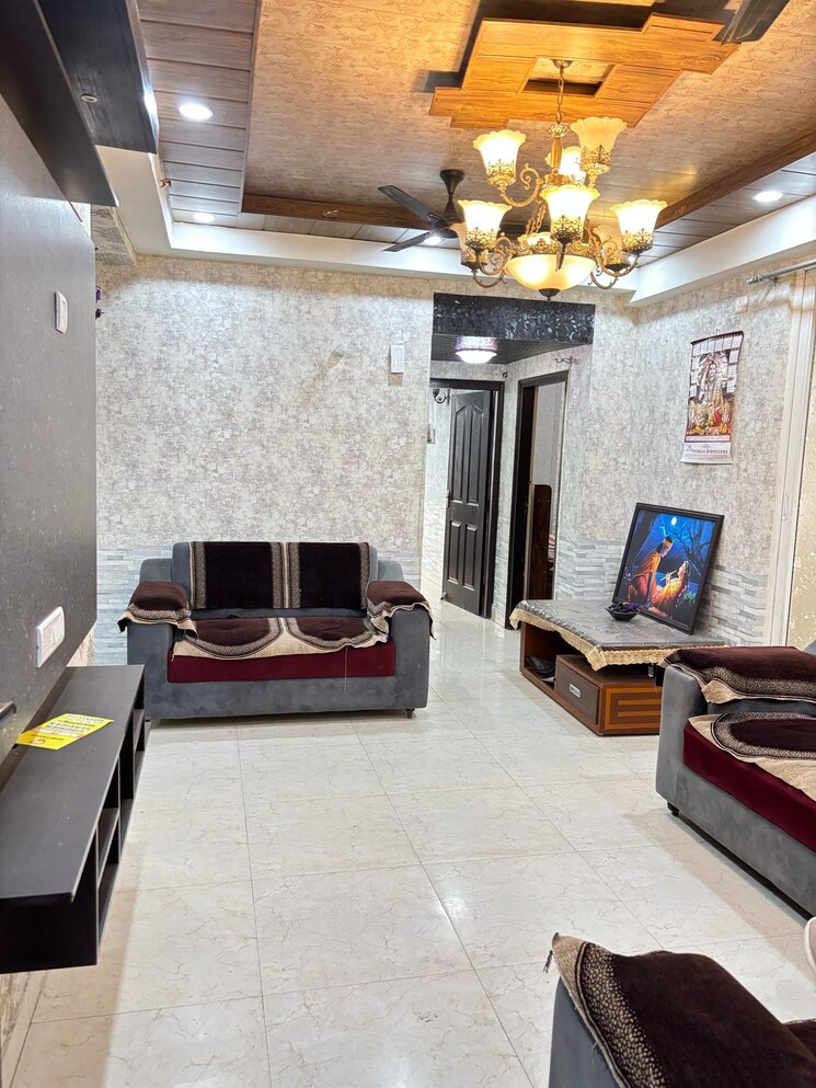 Living Room, wall-rock-aishwaryam 2 Bedroom 1060 Sq.Ft. Apartment In Sector 16c Greater Noida Greater Noida 8309881
