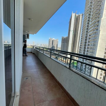Balcony in 3 BHK Apartment at Godrej Meridien, Mohammad Heri Village – for Rent
