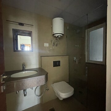 Bathroom in 3 BHK Apartment at Godrej Meridien, Mohammad Heri Village – for Rent