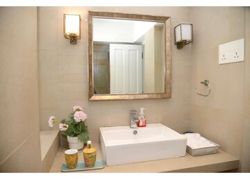 Bathroom in 4 BHK Apartment at Bandra West – for Rent