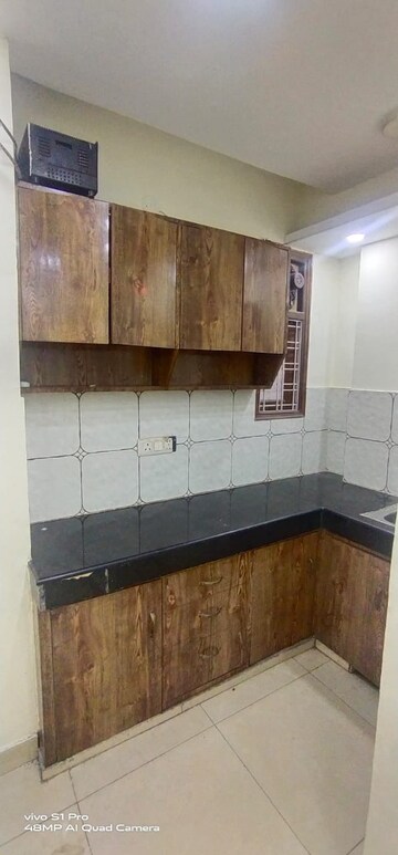 Kitchen in 2 BHK Builder Floor at Malviya Nagar – for Rent