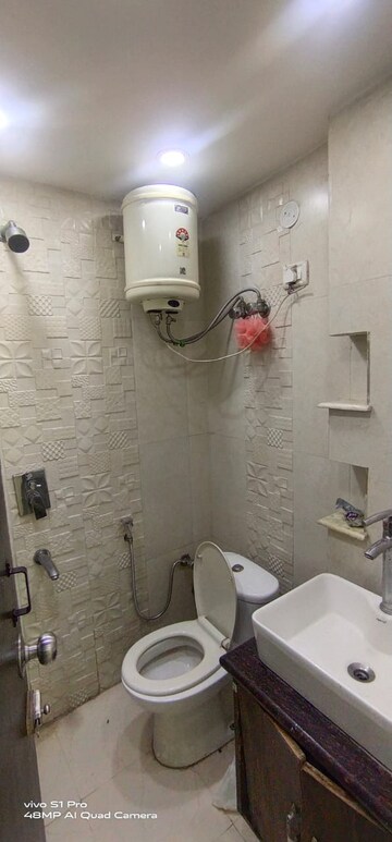 Bathroom in 2 BHK Builder Floor at Malviya Nagar – for Rent