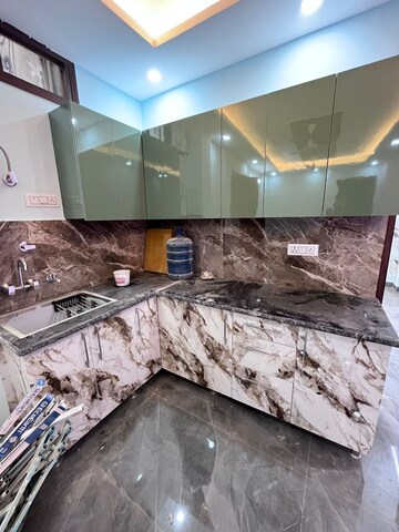 Kitchen in 1 BHK Builder Floor at Malviya Nagar – for Rent