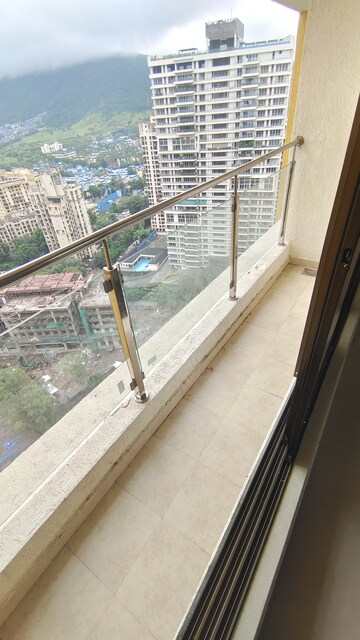 Balcony in 3 BHK Apartment at Cosmos Horizon Phase 2, Pokhran Road No 2 – for Rent