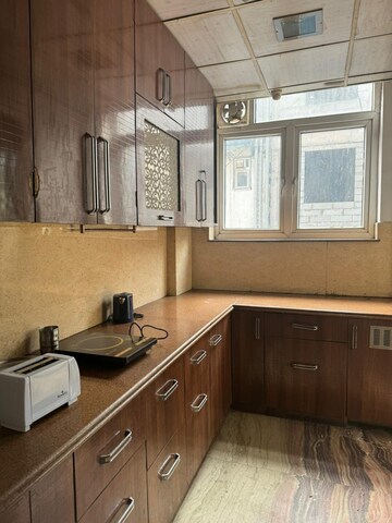 Kitchen in 2 BHK Builder Floor at Lajpat Nagar – for Rent