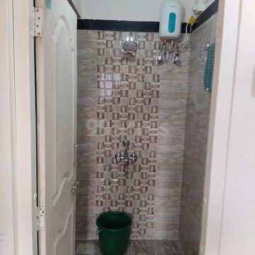 Bathroom in 1 BHK Apartment at Vikhroli East – for Rent