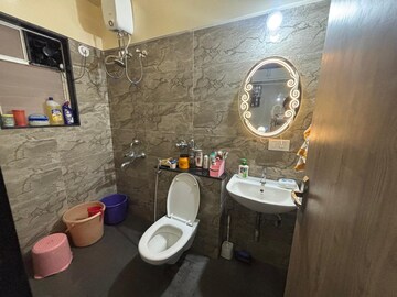 Bathroom in Studio Apartment at Nyati Elysia, Kharadi – for Rent