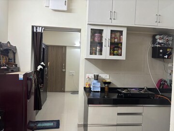 Kitchen in Studio Apartment at Nyati Elysia, Kharadi – for Rent