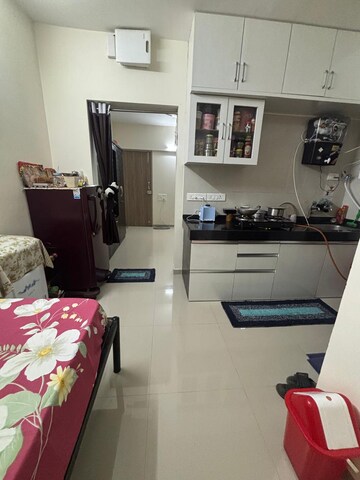 Kitchen in Studio Apartment at Nyati Elysia, Kharadi – for Rent