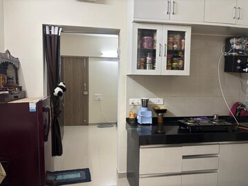 Kitchen in Studio Apartment at Nyati Elysia, Kharadi – for Rent
