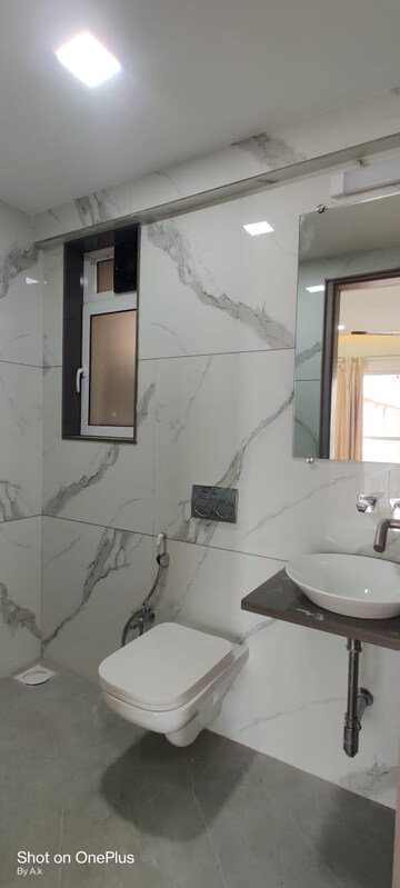 Bathroom in 2 BHK Apartment at Srishti Harmony 3 Phase 1, Powai – for Rent