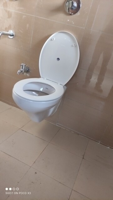 Bathroom in 1 BHK Apartment at Vihang Valley Phase 2, Kasarvadavali – for Rent
