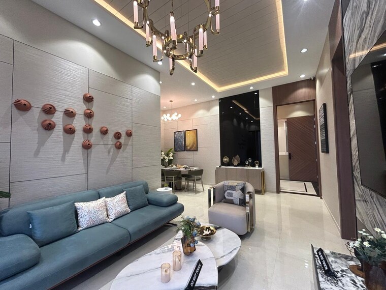 Living Room, ruparel-stardom 2 Bedroom 737 Sq.Ft. Apartment In Malad West Mumbai 8311240