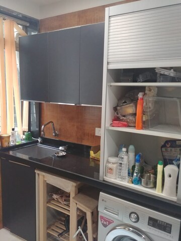 Kitchen in 1.5 BHK Apartment at Peddar Road – for Sale