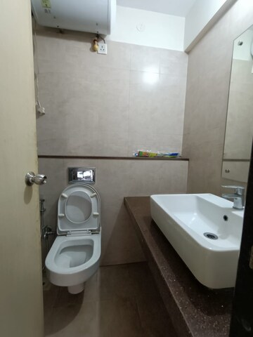 Bathroom in 2.5 BHK Apartment at Godrej Central, Chembur – for Rent