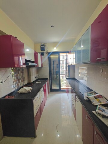 Kitchen in 2 BHK Apartment at Meredian Meadows, Seawoods – for Rent