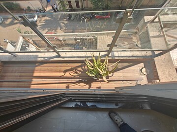 Balcony in 2 BHK Apartment at Meredian Meadows, Seawoods – for Rent