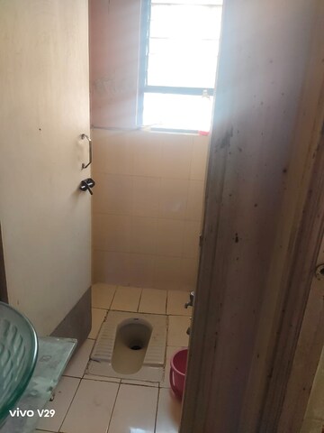 Bathroom in 1 BHK Apartment at Sudarshan Heritage, Magarpatta City – for Rent