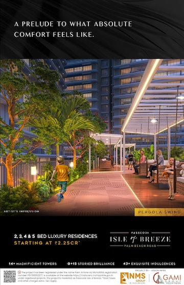 2 BHK Builder Floor – Exterior View View at NMS Palm Amore, Sector 46 - for Sale