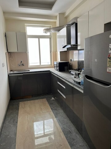 Kitchen in 3 BHK Builder Floor at Ansal Sushant Lok I, Sector 43 – for Rent