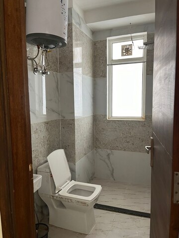 Bathroom in 3 BHK Builder Floor at Ansal Sushant Lok I, Sector 43 – for Rent