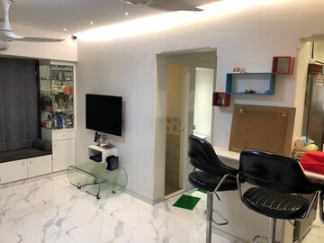 Living Room in 1 BHK Apartment at Lokhandwala Complex, Andheri West – for Sale