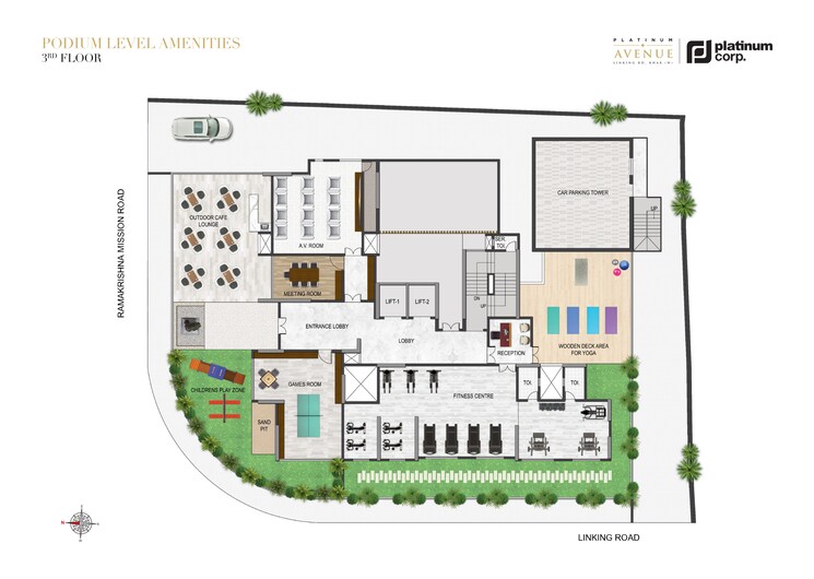 Master Plan, platinum-avenue 3 Bedroom 1080 Sq.Ft. Apartment In Khar West Mumbai 8312057