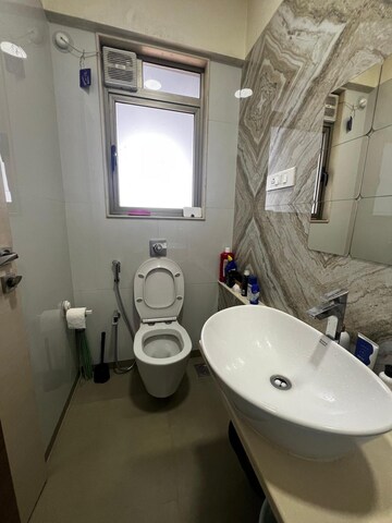Bathroom in 2 BHK Apartment at Chandak Cornerstone, Worli – for Rent