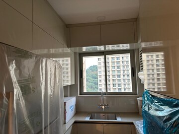 Kitchen in 3 BHK Apartment at Kanakia Rainforest, Andheri East – for Rent