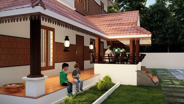 4 BHK Independent House – Exterior View View at Edathara - for Sale