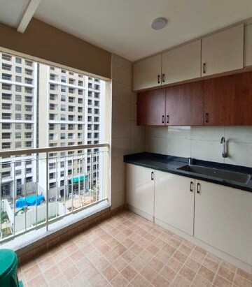 Kitchen in 2 BHK Apartment at Sobha Dream Gardens, Thanisandra Main Road – for Rent