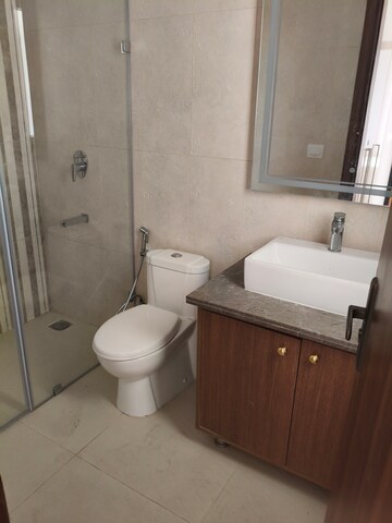 Bathroom in 3 BHK Apartment at Central Park Flower Valley Aqua Front Towers, Sohna Sector 33 – for Rent
