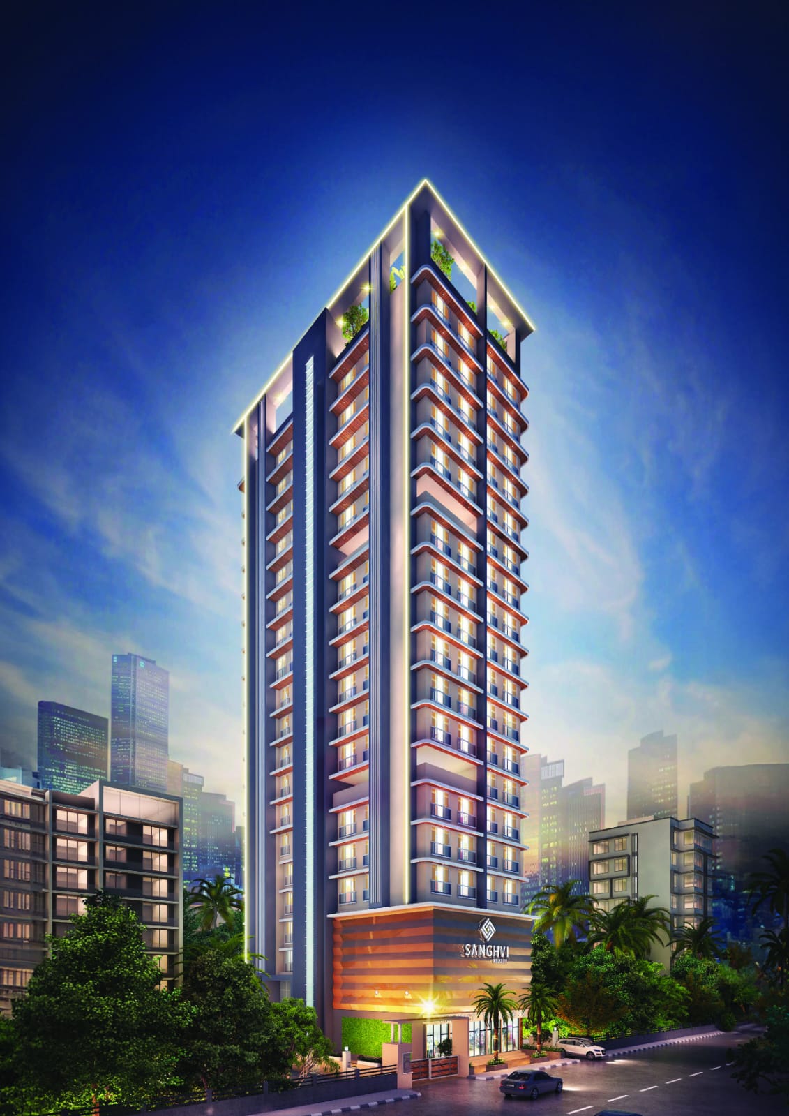 2 BHK Apartment For Sale in Sanghvi Crystal