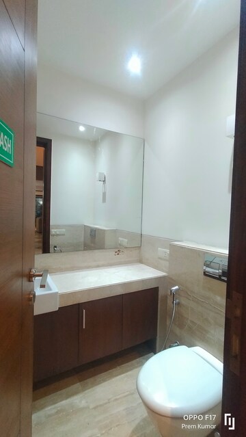 Bathroom in 3 BHK Builder Floor at Defence Colony – for Rent