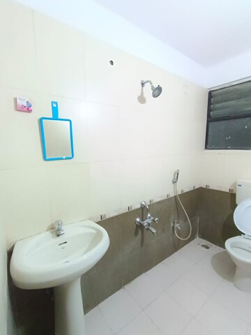 Bathroom in 3 BHK Apartment at Siddhivinayak Shubhashree Residential, Akurdi – for Rent