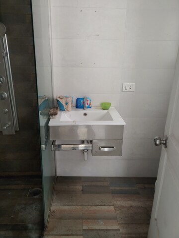 Bathroom in 2 BHK Apartment at Lambodar Vasant Ganesh Vishwa, Bavdhan – for Rent