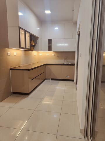 Kitchen in 2.5 BHK Apartment at Mantri Lithos, Thanisandra – for Rent