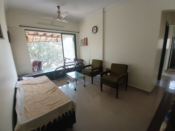Master Bedroom in 1 BHK Apartment at Supernal Gardens, Kolshet Road – for Rent