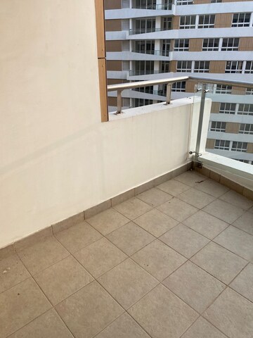 Balcony in 2.5 BHK Apartment at Mantri Lithos, Thanisandra – for Rent