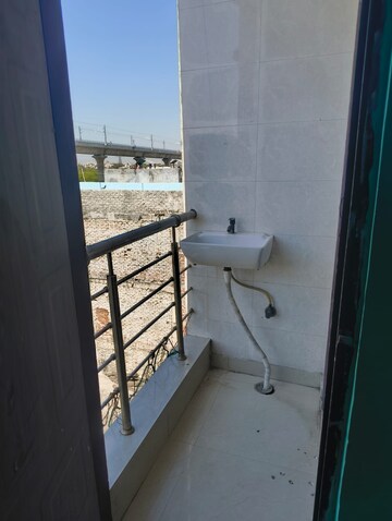 Balcony in 2 BHK Builder Floor at New Ashok Nagar – for Rent