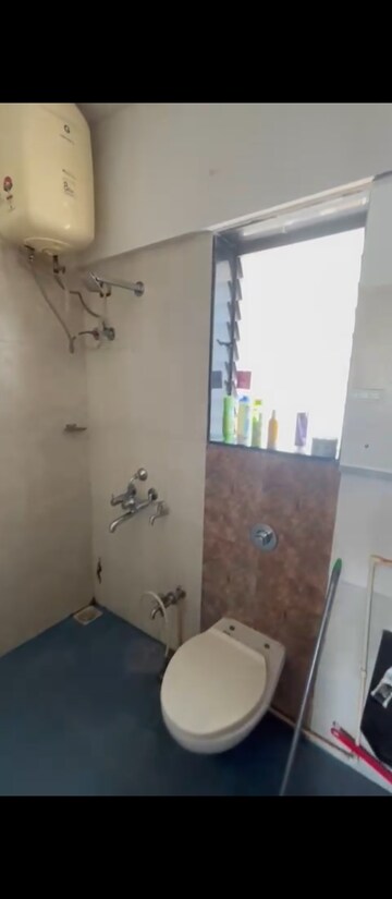 Bathroom in 2.5 BHK Apartment at Sudarshan Sky Garden, Ghodbunder Road – for Rent