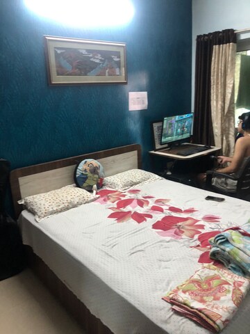 Bedroom in 3 BHK Apartment at Kachnar CHS Vasant Vihar, Vasant Vihar – for Rent