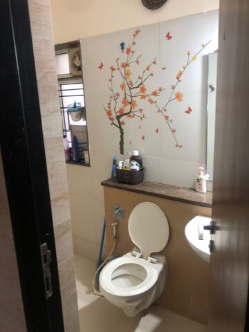 Bathroom in 3 BHK Apartment at Kachnar CHS Vasant Vihar, Vasant Vihar – for Rent