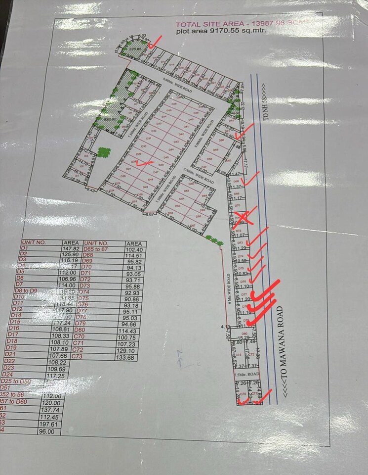 Map Location, kanha-greens  110 Sq.Yd. Plot In Modipuram Meerut 8313848